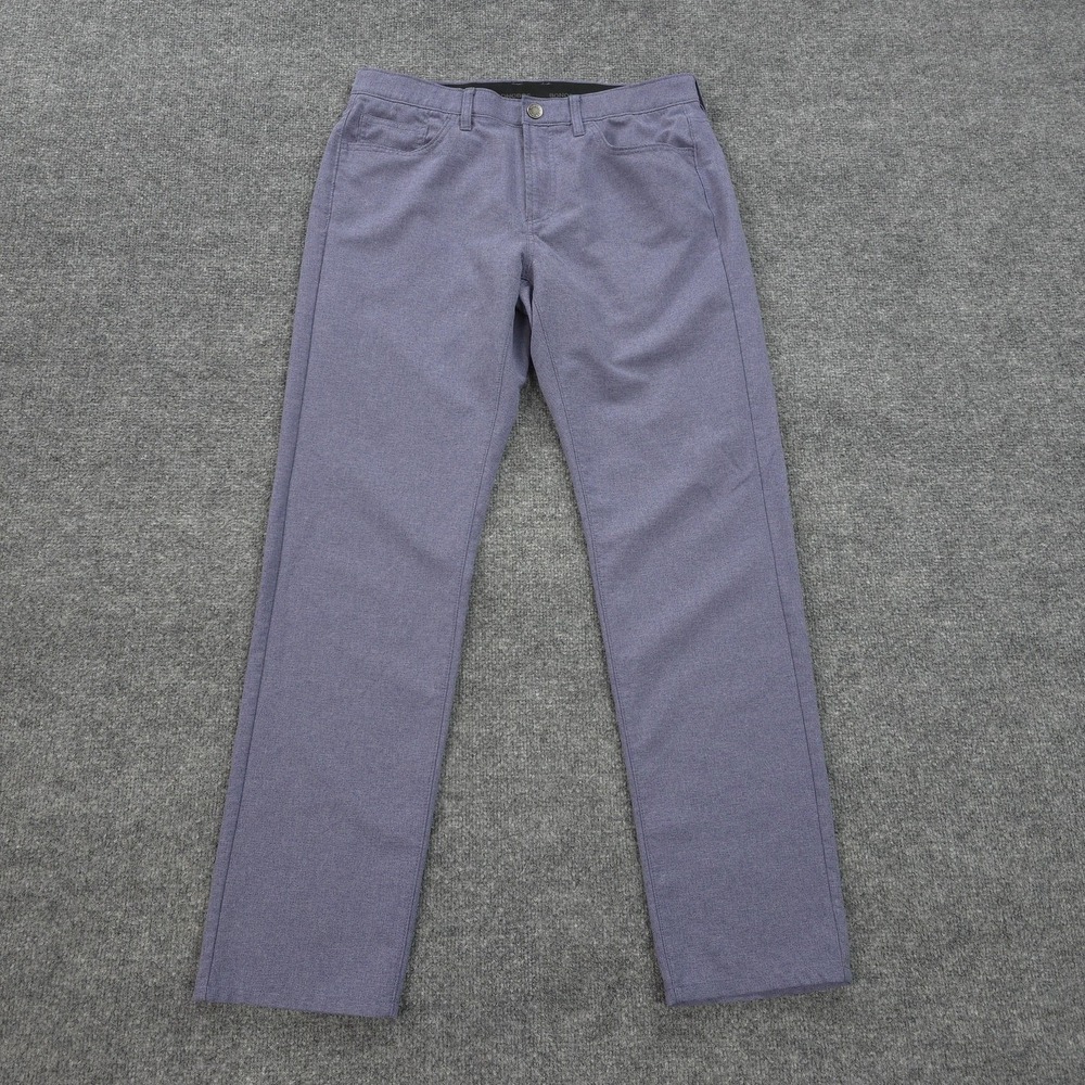 Bonobos Pants Mens 32x32 Blue Golf Slim Fit Performance‎ Chino Golfing Preppy